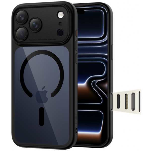 Husa MagSafe pentru Apple iPhone 17 Pro, Tech-Protect, MagPeak, Bleumarin Husa MagSafe pentru Apple iPhone 17 Pro, Tech-Protect, MagPeak, Bleumarin
