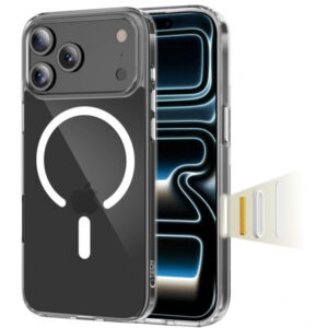 Husa MagSafe pentru Apple iPhone 17 Pro, Tech-Protect, Flexair Hybrid CC, Transparenta Husa MagSafe pentru Apple iPhone 17 Pro, Tech-Protect, Flexair Hybrid CC, Transparenta