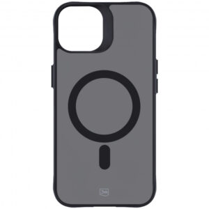 Husa MagSafe pentru Apple iPhone 15, 3MK, Smoke MagCase, Neagra Husa MagSafe pentru Apple iPhone 15, 3MK, Smoke MagCase, Neagra