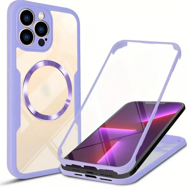 Husa pentru Apple iPhone 13 Pro Max, Techsuit, ColorVerse 360, Mov Husa pentru Apple iPhone 13 Pro Max, Techsuit, ColorVerse 360, Mov