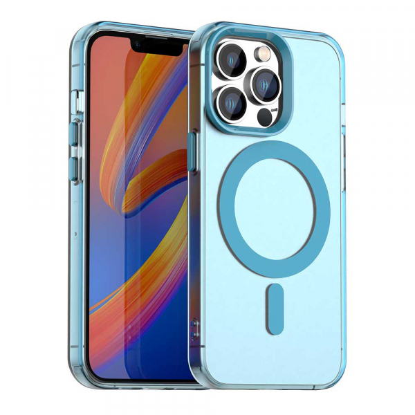 Husa MagSafe pentru Apple iPhone 13 Pro, Techsuit, CandyCase, Roz Husa MagSafe pentru Apple iPhone 13 Pro, Techsuit, CandyCase, Roz