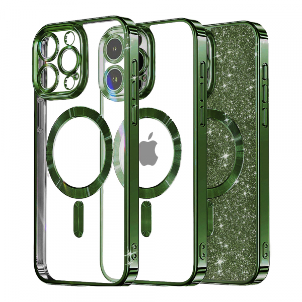 Husa MagSafe pentru Apple iPhone 13 Pro, Techsuit, Luxury Glitter, Mov Deschis Husa MagSafe pentru Apple iPhone 13 Pro, Techsuit, Luxury Glitter, Mov Deschis