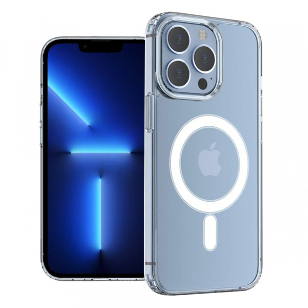 Husa MagSafe pentru Apple iPhone 13 Pro, Techsuit, Pro, Transparenta Husa MagSafe pentru Apple iPhone 13 Pro, Techsuit, Pro, Transparenta