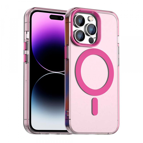 Husa MagSafe pentru Apple iPhone 14 Pro, Techsuit, CandyCase, Albastra Husa MagSafe pentru Apple iPhone 14 Pro, Techsuit, CandyCase, Albastra