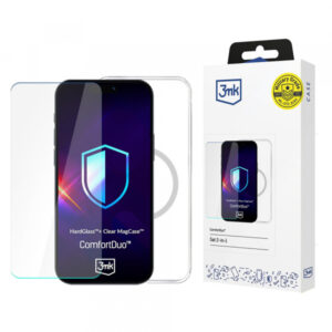 Husa MagSafe pentru Apple iPhone 16 Pro, 3MK, ComfortDuo, Transparenta Husa MagSafe pentru Apple iPhone 16 Pro, 3MK, ComfortDuo, Transparenta