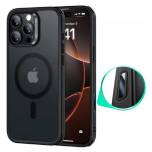 Husa MagSafe pentru Apple iPhone 16 Pro, ESR, Classic Hybrid Slide, Neagra Satinata Husa MagSafe pentru Apple iPhone 16 Pro, ESR, Classic Hybrid Slide, Neagra Satinata