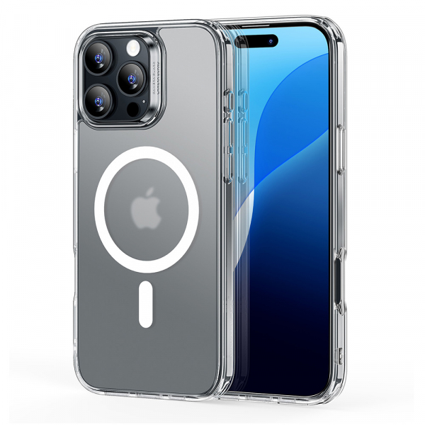 Husa MagSafe pentru Apple iPhone 16 Pro, ESR, Classic Hybrid, Transparenta Satinata Husa MagSafe pentru Apple iPhone 16 Pro, ESR, Classic Hybrid, Transparenta Satinata