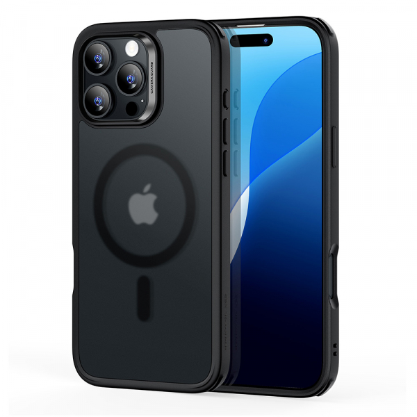 Husa MagSafe pentru Apple iPhone 16 Pro Max, ESR, Classic Hybrid, Neagra Satinata Husa MagSafe pentru Apple iPhone 16 Pro Max, ESR, Classic Hybrid, Neagra Satinata