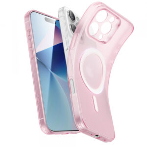 Husa MagSafe pentru Apple iPhone 16 Pro Max, ESR, Zero, Roz Satinata Husa MagSafe pentru Apple iPhone 16 Pro Max, ESR, Zero, Roz Satinata