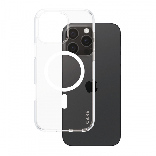 Husa MagSafe pentru Apple iPhone 16 Pro Max, PanzerGlass, Care Urban Combat, Transparenta Alba Husa MagSafe pentru Apple iPhone 16 Pro Max, PanzerGlass, Care Urban Combat, Transparenta Alba