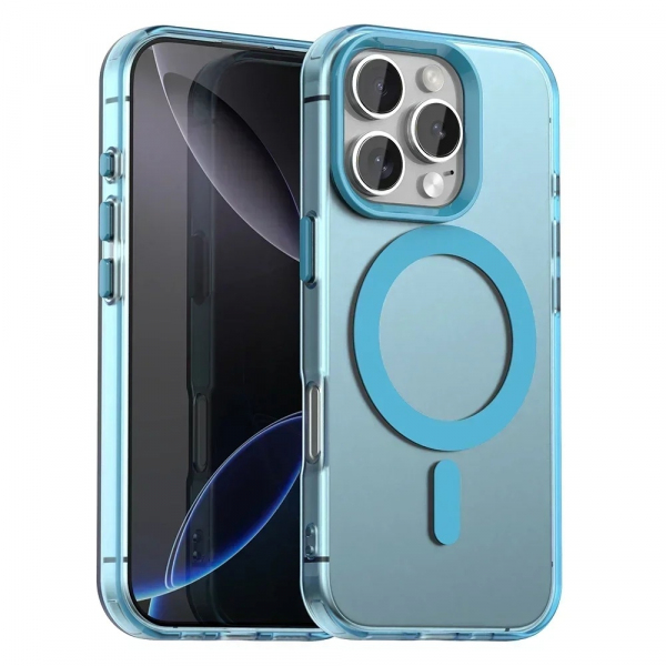Husa MagSafe pentru Apple iPhone 16 Pro Max, Techsuit, CandyCase, Alba Husa MagSafe pentru Apple iPhone 16 Pro Max, Techsuit, CandyCase, Alba