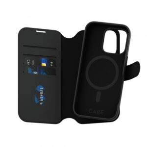 Husa MagSafe pentru Apple iPhone 16 Pro, PanzerGlass, Care Feature Tango Two-in-One, Neagra Husa MagSafe pentru Apple iPhone 16 Pro, PanzerGlass, Care Feature Tango Two-in-One, Neagra