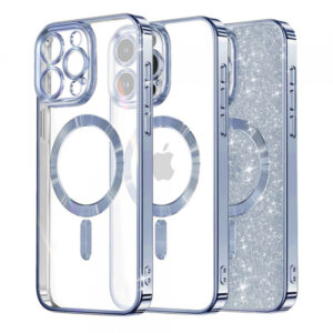 Husa MagSafe pentru Apple iPhone 16 Pro, Techsuit, Luxury Glitter, Bleu Husa MagSafe pentru Apple iPhone 16 Pro, Techsuit, Luxury Glitter, Bleu