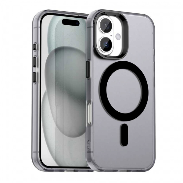 Husa MagSafe pentru Apple iPhone 16, Techsuit, CandyCase, Alba Husa MagSafe pentru Apple iPhone 16, Techsuit, CandyCase, Alba