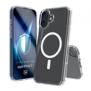 Husa MagSafe pentru Apple iPhone 17, 3MK, Armor MagCase, Transparenta Husa MagSafe pentru Apple iPhone 17, 3MK, Armor MagCase, Transparenta