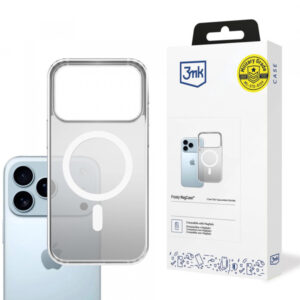 Husa MagSafe pentru Apple iPhone 17 Pro, 3MK, Frosty MagCase, Alba Husa MagSafe pentru Apple iPhone 17 Pro, 3MK, Frosty MagCase, Alba
