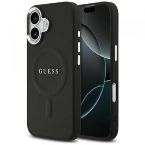 Husa MagSafe pentru Apple iPhone 17, Guess, Classic Logo, Neagra Husa MagSafe pentru Apple iPhone 17, Guess, Classic Logo, Neagra