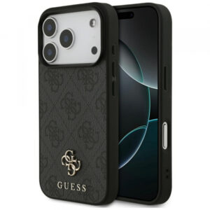 Husa MagSafe pentru Apple iPhone 17 Pro, Guess, 4G Small and Classic Logo (Negru) Husa MagSafe pentru Apple iPhone 17 Pro, Guess, 4G Small and Classic Logo (Negru)
