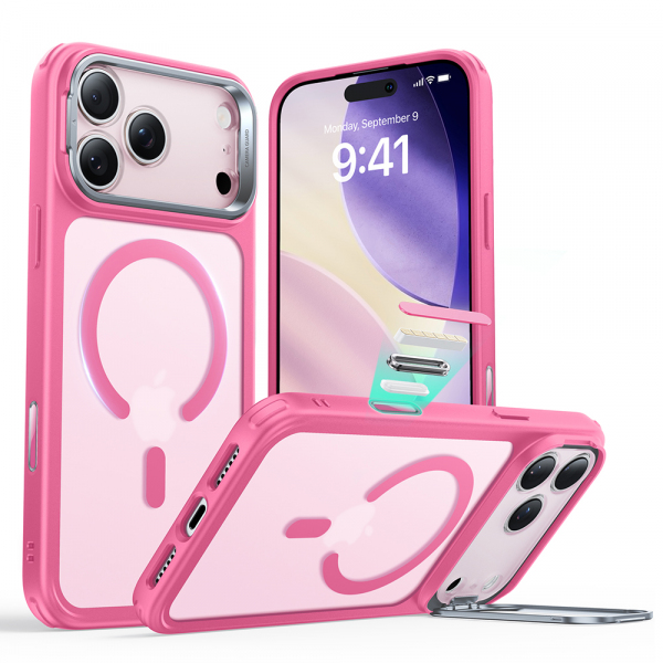 Husa MagSafe pentru Apple iPhone 17 Pro Max, ESR, Classic Hybrid Kickstand, Neagra Satinata Husa MagSafe pentru Apple iPhone 17 Pro Max, ESR, Classic Hybrid Kickstand, Neagra Satinata