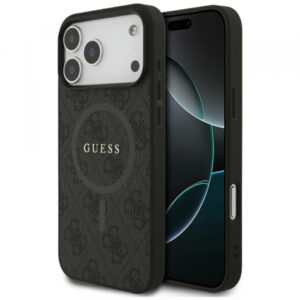 Husa MagSafe pentru Apple iPhone 17 Pro Max, Guess, 4G Small and Classic Logo, Neagra Husa MagSafe pentru Apple iPhone 17 Pro Max, Guess, 4G Small and Classic Logo, Neagra