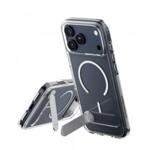 Husa MagSafe pentru Apple iPhone 17 Pro Max, PanzerGlass, Care Feature Kickstand, Transparenta Alba Husa MagSafe pentru Apple iPhone 17 Pro Max, PanzerGlass, Care Feature Kickstand, Transparenta Alba