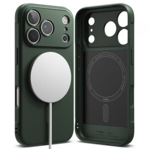 Husa MagSafe pentru Apple iPhone 17 Pro, Ringke, Onyx, Verde Inchis Husa MagSafe pentru Apple iPhone 17 Pro, Ringke, Onyx, Verde Inchis