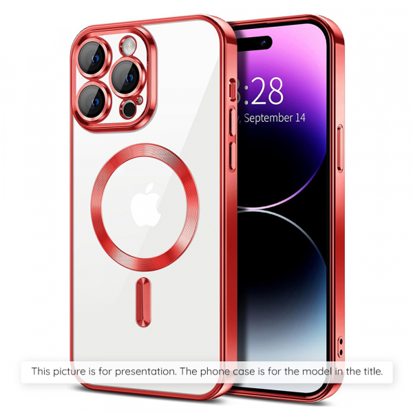 Husa MagSafe pentru Apple iPhone 17, Techsuit, Luxury Crystal, Argintie Husa MagSafe pentru Apple iPhone 17, Techsuit, Luxury Crystal, Argintie