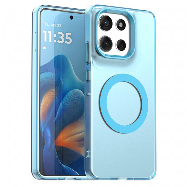 Husa MagSafe pentru Motorola Moto G86, Techsuit, CandyCase, Alba Husa MagSafe pentru Motorola Moto G86, Techsuit, CandyCase, Alba