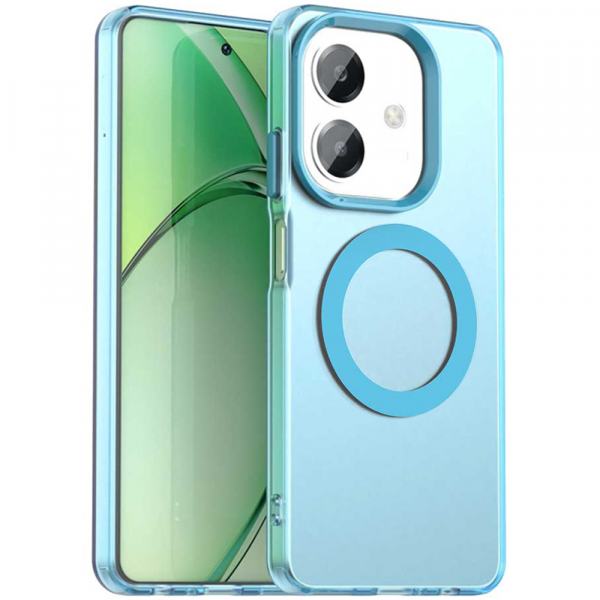 Husa MagSafe pentru Oppo A3 4G / A3 5G, Techsuit, CandyCase, Albastra Husa MagSafe pentru Oppo A3 4G / A3 5G, Techsuit, CandyCase, Albastra