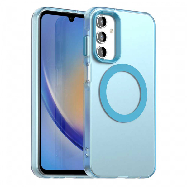 Husa MagSafe pentru Samsung Galaxy A15 5G A156 / A15 A155, Techsuit, CandyCase, Mov Husa MagSafe pentru Samsung Galaxy A15 5G A156 / A15 A155, Techsuit, CandyCase, Mov