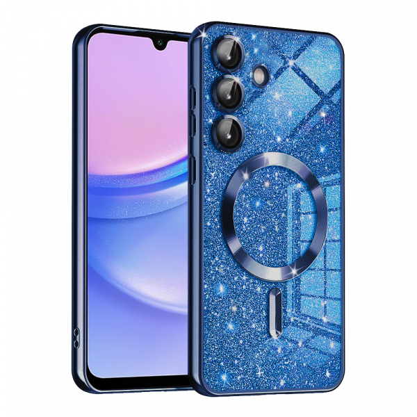 Husa MagSafe pentru Samsung Galaxy A15 5G A156 / A15 A155, Techsuit, Luxury Glitter, Neagra Husa MagSafe pentru Samsung Galaxy A15 5G A156 / A15 A155, Techsuit, Luxury Glitter, Neagra