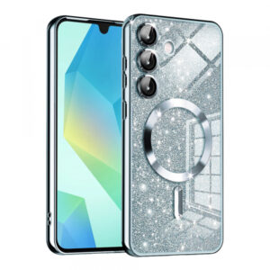 Husa MagSafe pentru Samsung Galaxy A16 5G A166 / A16 4G A165, Techsuit, Luxury Glitter, Bleu Husa MagSafe pentru Samsung Galaxy A16 5G A166 / A16 4G A165, Techsuit, Luxury Glitter, Bleu