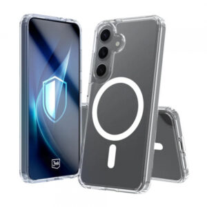 Husa MagSafe pentru Samsung Galaxy A17 4G / A17 5G, 3MK, Armor MagCase, Transparenta Husa MagSafe pentru Samsung Galaxy A17 4G / A17 5G, 3MK, Armor MagCase, Transparenta