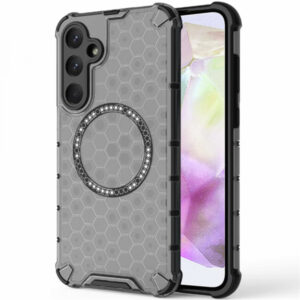 Husa MagSafe pentru Samsung Galaxy A35 5G A356, Techsuit, HoneyComb Shield, Neagra Husa MagSafe pentru Samsung Galaxy A35 5G A356, Techsuit, HoneyComb Shield, Neagra