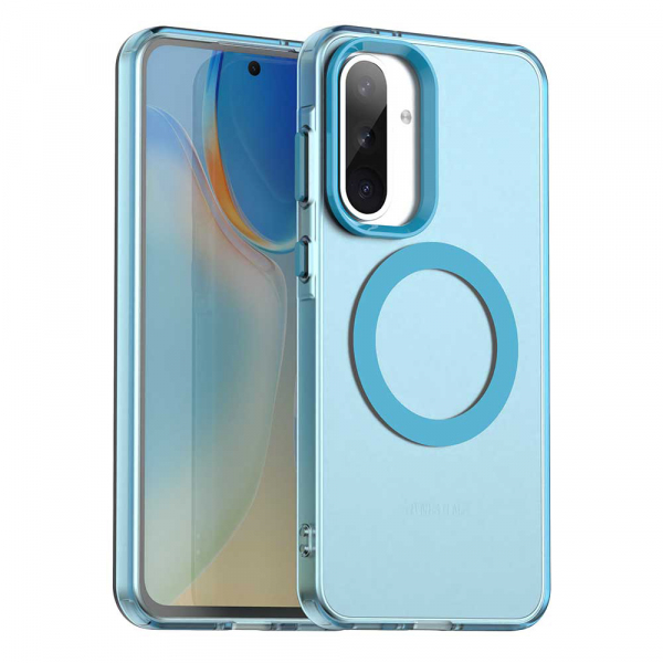Husa MagSafe pentru Samsung Galaxy A36 A366, Techsuit, CandyCase, Albastra Husa MagSafe pentru Samsung Galaxy A36 A366, Techsuit, CandyCase, Albastra