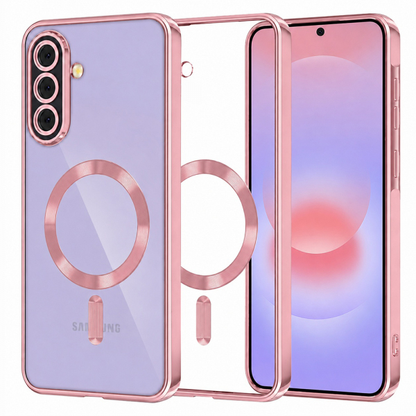 Husa MagSafe pentru Samsung Galaxy A37 5G, Techsuit, HaloFrost II (Roz) Husa MagSafe pentru Samsung Galaxy A37 5G, Techsuit, HaloFrost II (Roz)