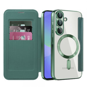 Husa MagSafe pentru Samsung Galaxy A37 5G, Techsuit, SmartMag Book Husa MagSafe pentru Samsung Galaxy A37 5G, Techsuit, SmartMag Book