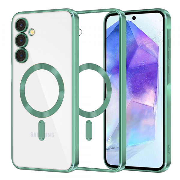 Husa MagSafe pentru Samsung Galaxy A55 5G A556, Techsuit, SoftFlex, Verde Deschis Husa MagSafe pentru Samsung Galaxy A55 5G A556, Techsuit, SoftFlex, Verde Deschis