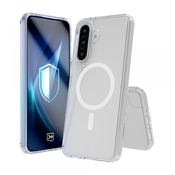 Husa MagSafe pentru Samsung Galaxy A56 A566 / A36 A366, 3MK, Armor MagCase, Transparenta Husa MagSafe pentru Samsung Galaxy A56 A566 / A36 A366, 3MK, Armor MagCase, Transparenta