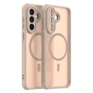 Husa MagSafe pentru Samsung Galaxy A57 5G, Techsuit, HaloFrost II, Roz Husa MagSafe pentru Samsung Galaxy A57 5G, Techsuit, HaloFrost II, Roz