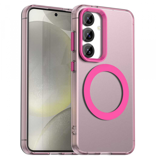 Husa MagSafe pentru Samsung Galaxy S23 FE S711, Techsuit, CandyCase, Roz Husa MagSafe pentru Samsung Galaxy S23 FE S711, Techsuit, CandyCase, Roz
