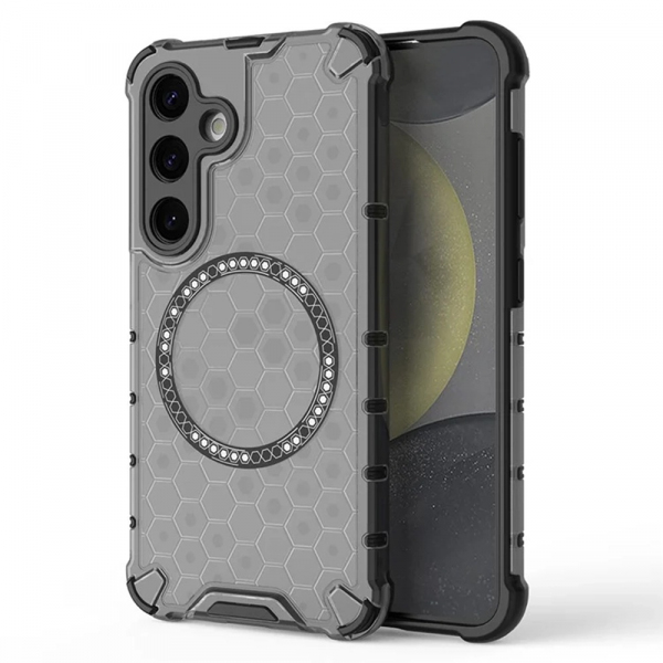 Husa MagSafe pentru Samsung Galaxy S24 S921, Techsuit, HoneyComb Shield Husa MagSafe pentru Samsung Galaxy S24 S921, Techsuit, HoneyComb Shield