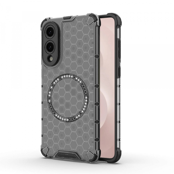 Husa MagSafe pentru Samsung Galaxy S25 Edge S937, Techsuit, HoneyComb Shield, Alba Husa MagSafe pentru Samsung Galaxy S25 Edge S937, Techsuit, HoneyComb Shield, Alba