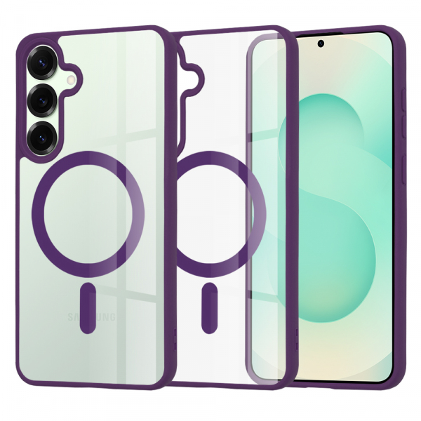 Husa pentru Samsung Galaxy S25+ S936 Techsuit SmartView (Mov) Husa pentru Samsung Galaxy S25+ S936 Techsuit SmartView (Mov)