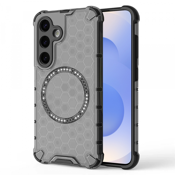 Husa MagSafe pentru Samsung Galaxy S25 S931, Techsuit, HoneyComb Shield Husa MagSafe pentru Samsung Galaxy S25 S931, Techsuit, HoneyComb Shield