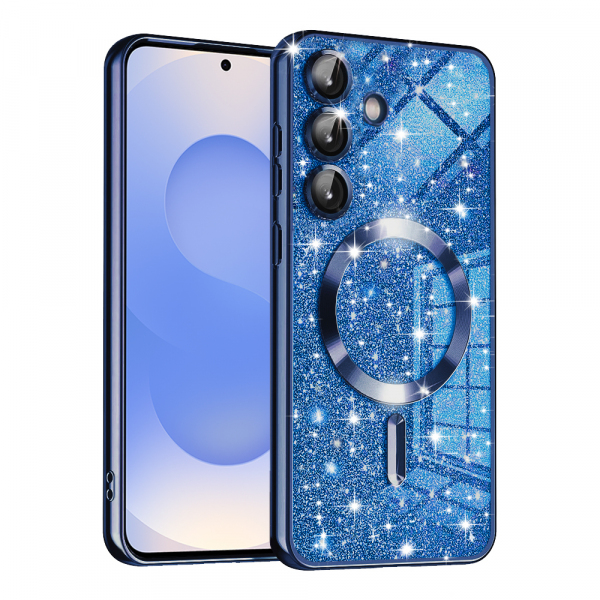 Husa MagSafe pentru Samsung Galaxy S25 S931, Techsuit, Luxury Glitter, Neagra Husa MagSafe pentru Samsung Galaxy S25 S931, Techsuit, Luxury Glitter, Neagra