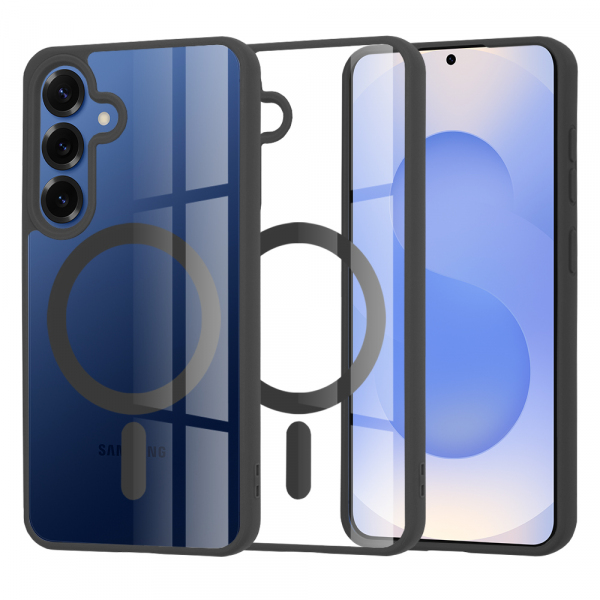 Husa MagSafe pentru Samsung Galaxy S25 S931, Techsuit, Pro, Roz Husa MagSafe pentru Samsung Galaxy S25 S931, Techsuit, Pro, Roz