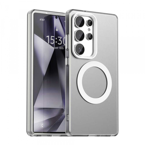 Husa MagSafe pentru Samsung Galaxy S25 Ultra S938, Techsuit, HoneyComb Shield, Alba Husa MagSafe pentru Samsung Galaxy S25 Ultra S938, Techsuit, HoneyComb Shield, Alba