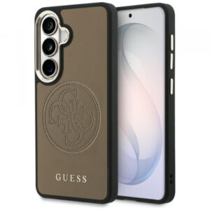 Husa MagSafe pentru Samsung Galaxy S26 S942, Guess, Perforated Logo, Neagra Husa MagSafe pentru Samsung Galaxy S26 S942, Guess, Perforated Logo, Neagra