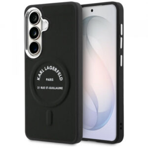 Husa MagSafe pentru Samsung Galaxy S26 S942, Karl Lagerfeld, Karl RSG Logo, Neagra Husa MagSafe pentru Samsung Galaxy S26 S942, Karl Lagerfeld, Karl RSG Logo, Neagra